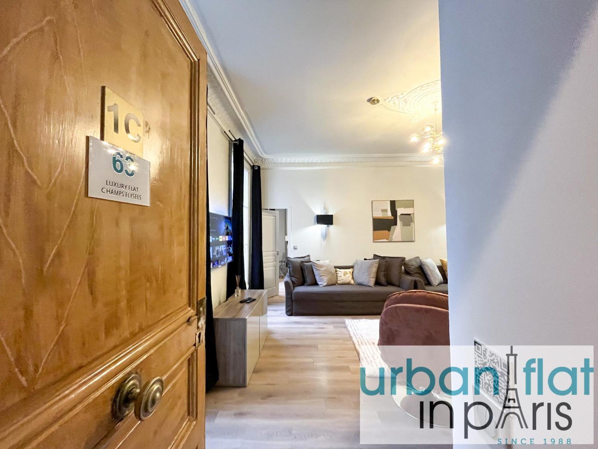 Urban Flat 63 - Beautiful 3 Bedroom Flat Champs-Elysees Paryż Zewnętrze zdjęcie
